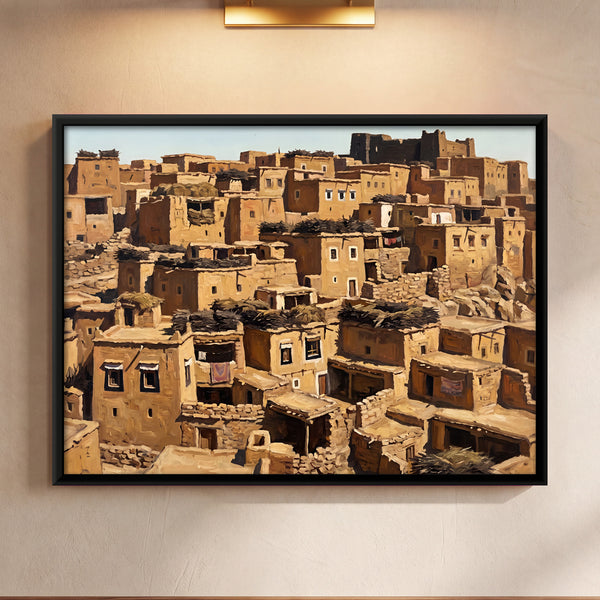 Mud-Brick Hillside Village