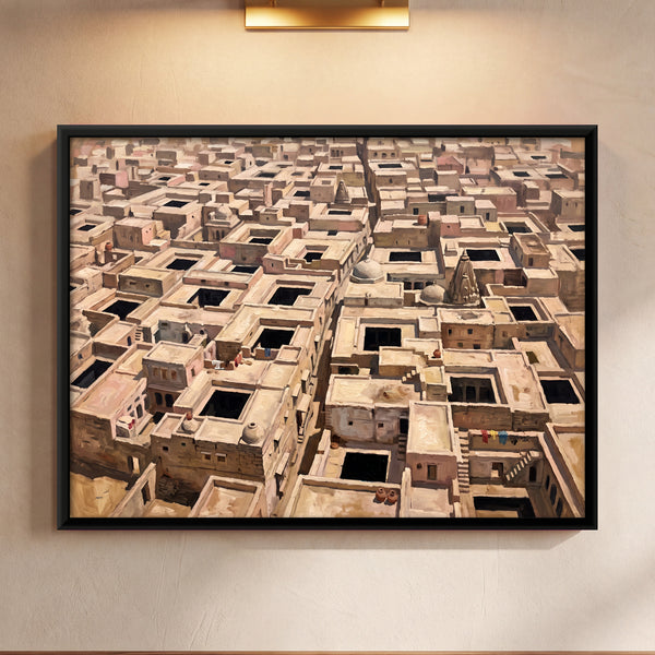 Town Rooftops from Above