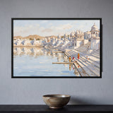 White Ghats of Pushkar Lake