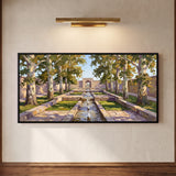 Formal Mughal Garden with Central Water Channel