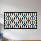 Floral Trellis in Marble Inlay