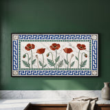 Poppies in Marble Inlay