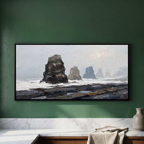Sea Stacks in Mist
