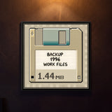 3.5-inch Floppy Disk Labelled BACKUP 1996