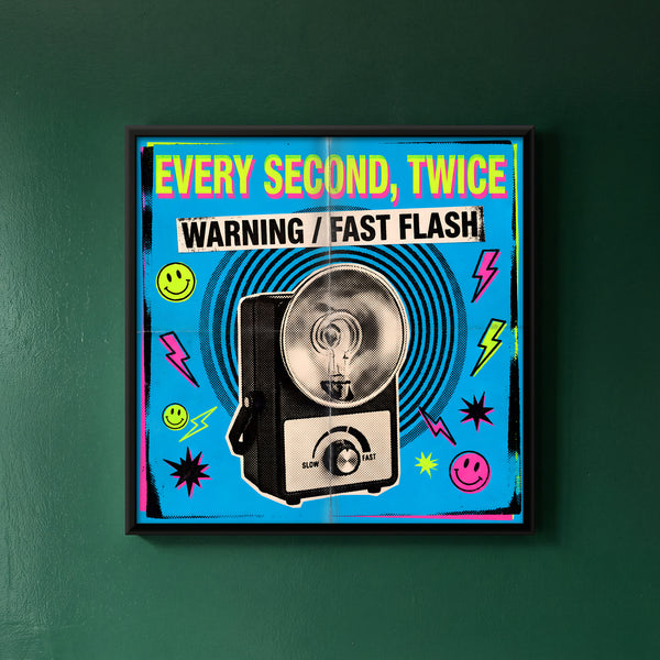 Strobe Light Unit with Reflector and Speed Dial