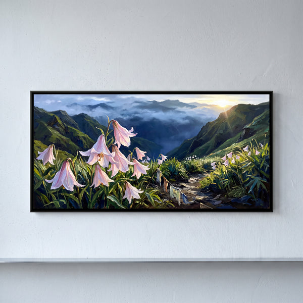 Mountain Lilies at Sunrise