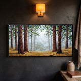 Misty Pine Forest