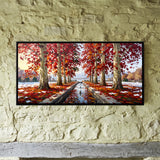 Chinar Avenue in Autumn