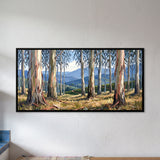 Eucalyptus Grove Above a Valley