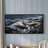 Rice Terraces and Hillside Village