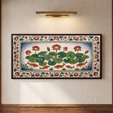 Lotus Pond with Fish