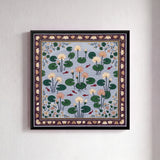 Lotus Pond with Swimming Fish