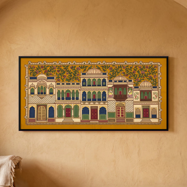 Painted Haveli Facade