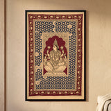 Four-armed Maa Lakshmi Seated on a Lotus