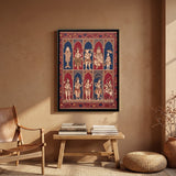 The Ten Avatars of Shri Vishnu in Arched Panels