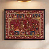 The Wedding of Mahadev and Mata Parvati with Brahma