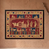 Village Life Scenes with Well and Bullock Cart