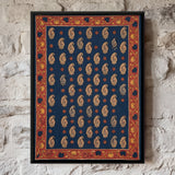 Paisley Pattern on Indigo