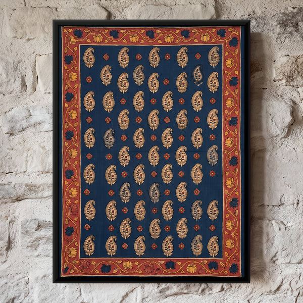 Paisley Pattern on Indigo