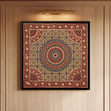 Central Medallion with Fanned Corners