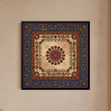Decorated Carrom Board with Corner Pockets