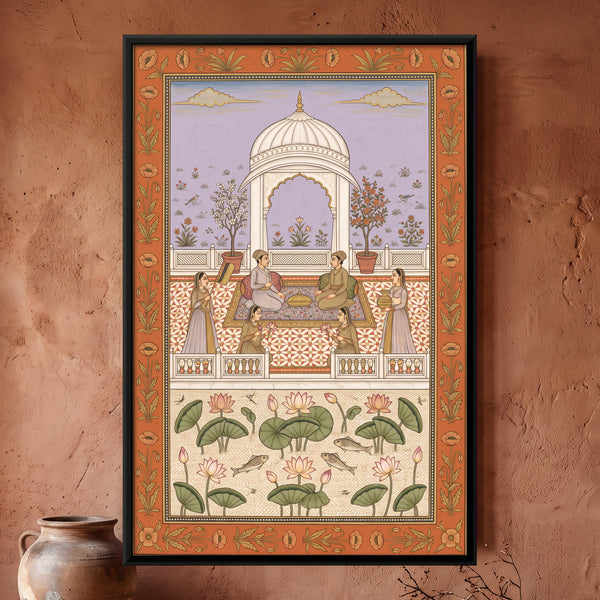 Terrace Above a Lotus Pond