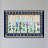 Tulips and Irises in an Arcade