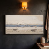 Blue Horizon Band over Sand Colours