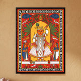 Shrinathji with Attendants in Amber