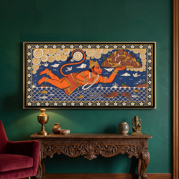 Hanuman Ji Carrying the Sanjeevani Mountain