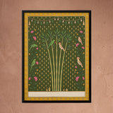 Bamboo Grove with Parrots