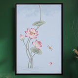 Lotus Blooms in Still Water