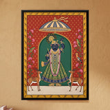Shrinathji with Gazelles