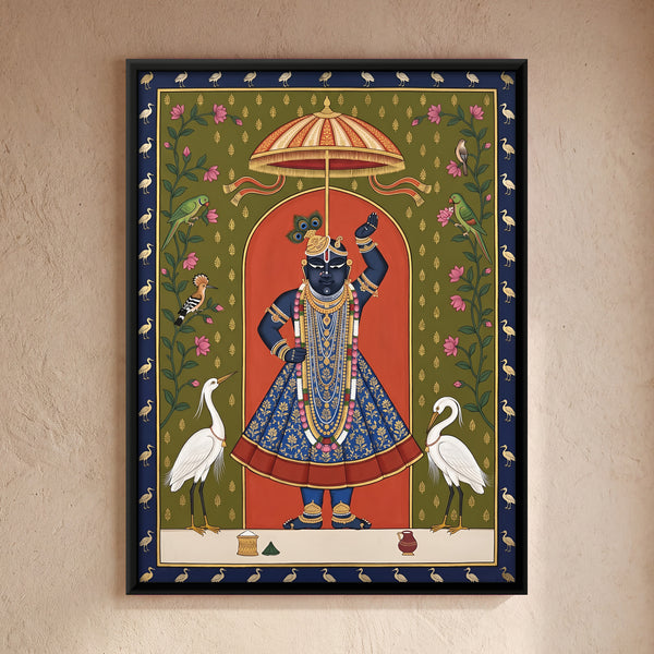 Shrinathji with Egrets