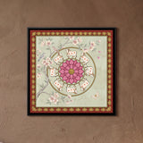 Cows Circling a Lotus Mandala