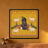 Bal Shri Krishna with Butter and Cows