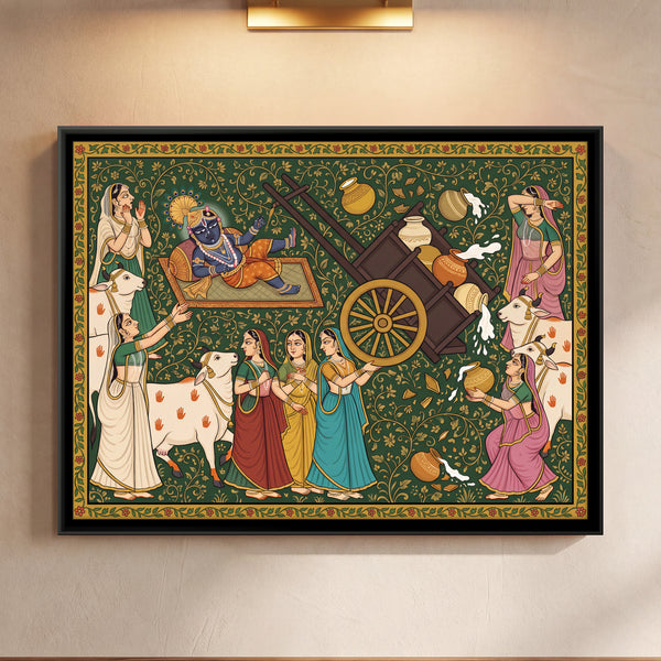 Baby Shri Krishna Overturns the Cart
