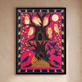 The Crows and the Owls Fable in Rose