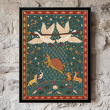 The Tortoise and the Two Swans Fable