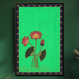Lotus Blooms on Tall Stems