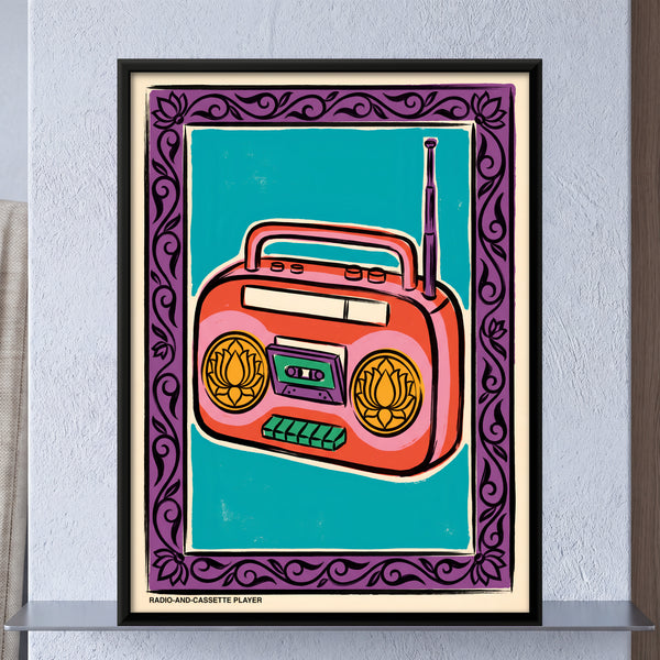 Radio and Cassette Player