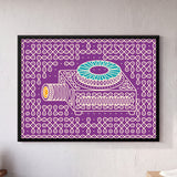 Film Projector in Plum