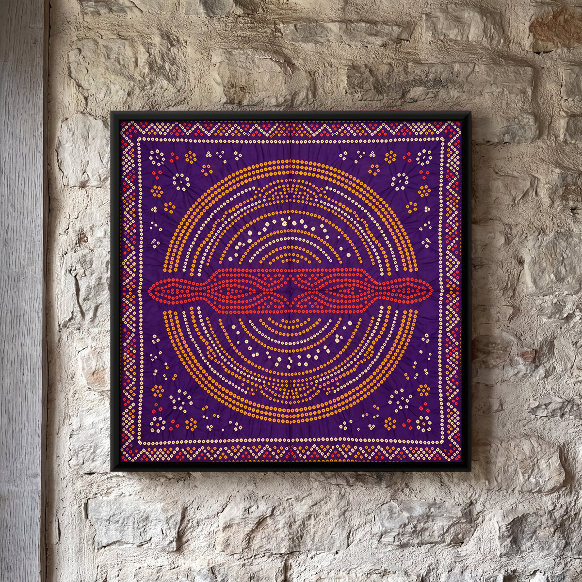 Rolling Pin and Board - framed canvas art hung on a wall