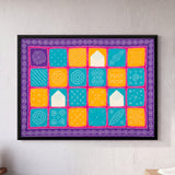Patchwork Letter Rack with Envelopes