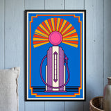 Vintage Petrol Pump with Art Deco Styling