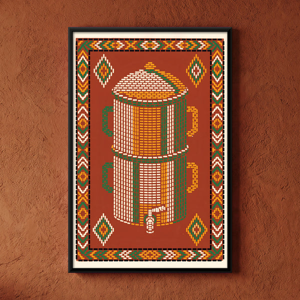 Stacked Water Filter with Tap