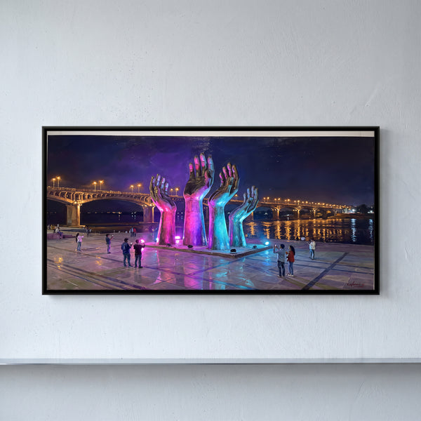 Namaste Hands at Namo Ghat