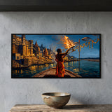 Ganga Aarti in Indigo