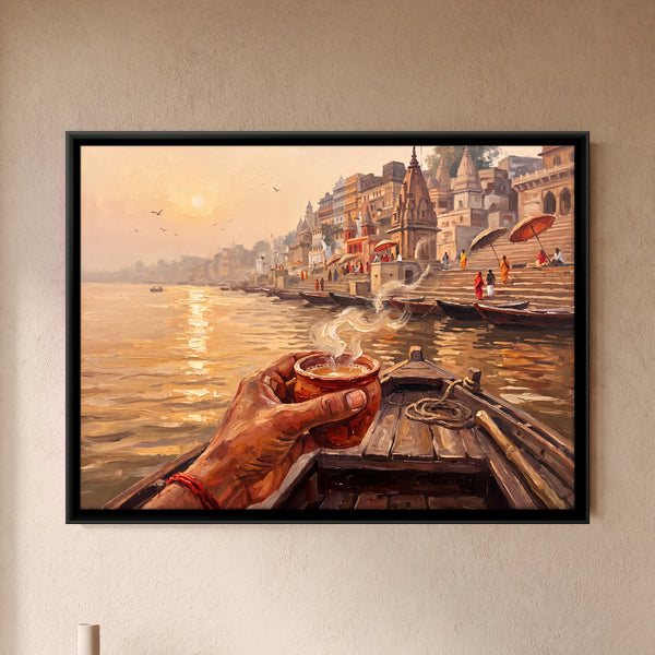 Morning Chai on the Ganga