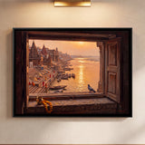 Ghats Through an Open Window